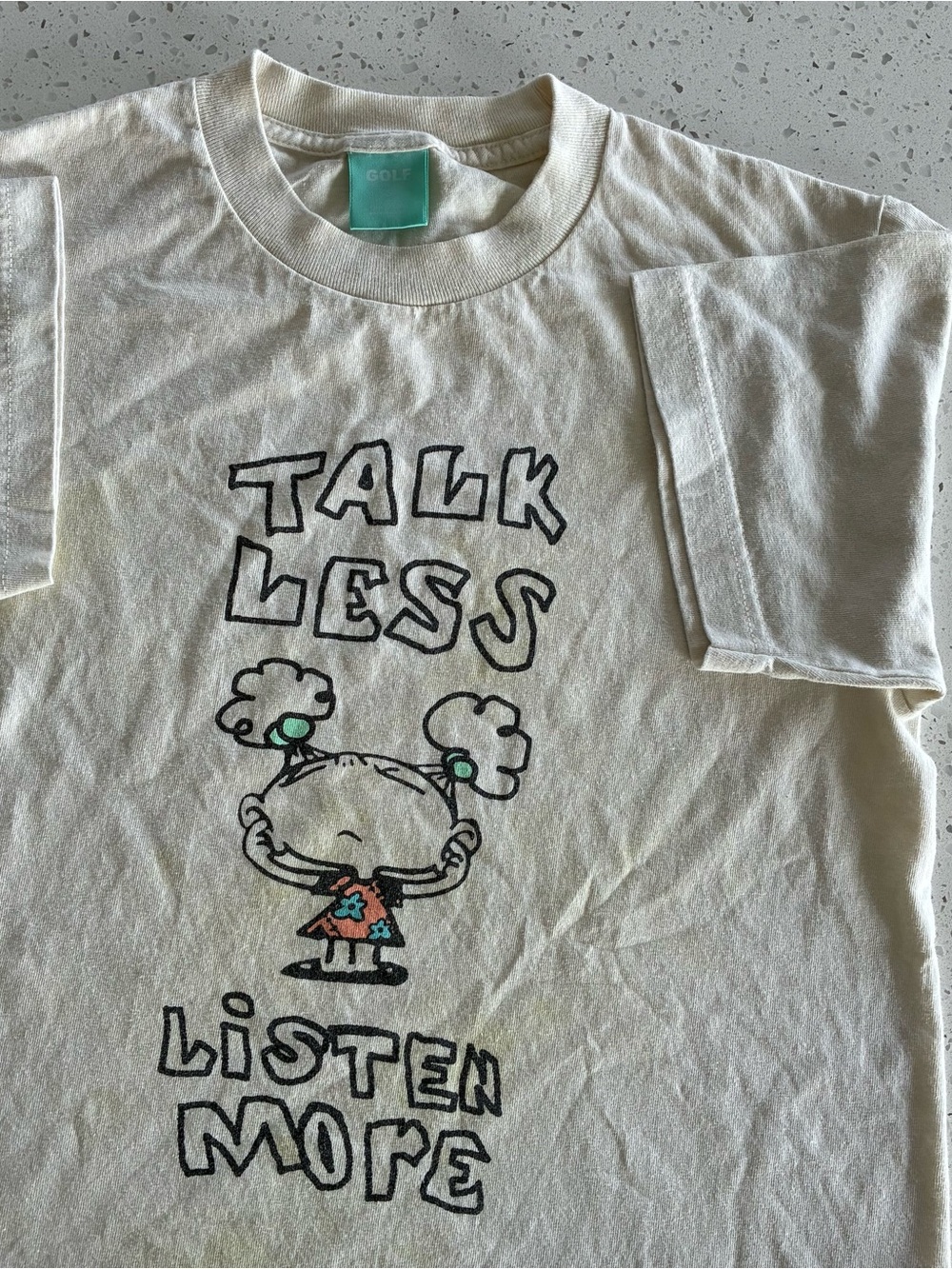 A2 - TYLER THE CREATOR GOLF WANG TALK LESS LISTEN MORE SMALL T SHIRT